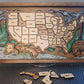 US Travel Map Personalized
